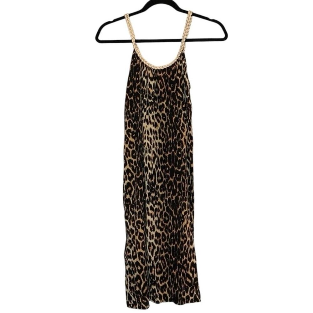 NWT‎ Azz Leopard Print Maxi Dress Small